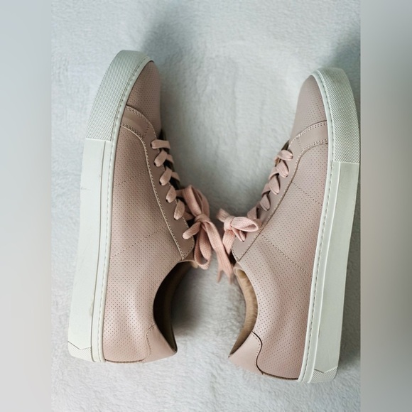 Greats Brooklyn Perforated Blush Leather Sneaker Size 10 - Picture 6 of 10